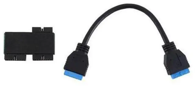 Main image of USB 3.0 19PIN One-To-Two Hub Part With Chip And Modular Cable Design USB 19PIN HUB Motherboard 19PIN Extension Cable 1 To 2