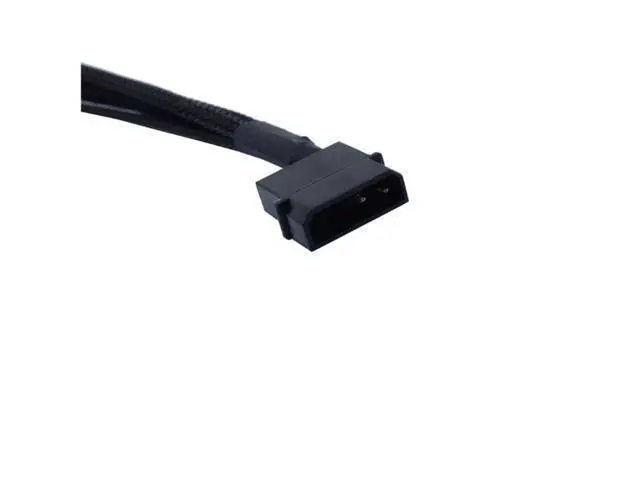 Alt view image 2 of 3 - Big 4pin To 3pin/4 Pin 1 To 4 Ways Computer Cooling Fan Cable CPU Fan HUB Extension Cable with Sleeve 27cm for Mainboard