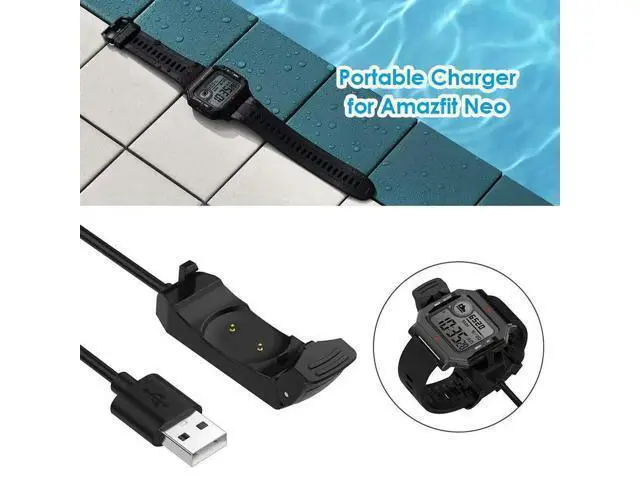 Alt view image 3 of 3 - Watch Charger Device 1m Fast USB Charging Cable for Huami Amazfit Neo Watch Wireless Charging Cable