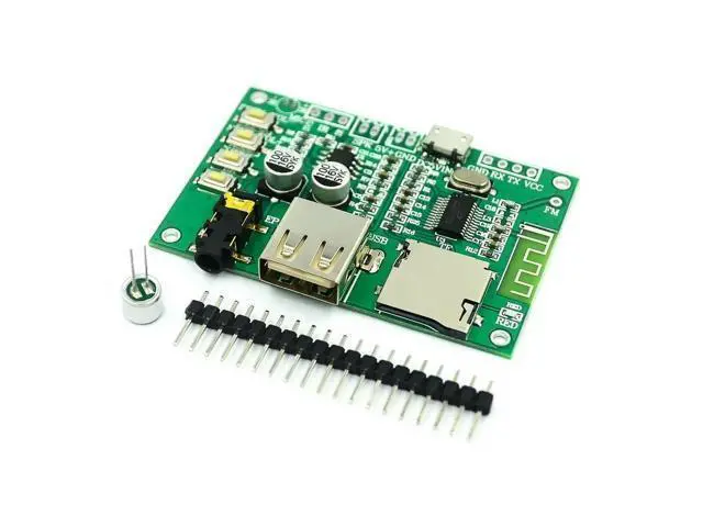 Alt view image 4 of 6 - BT201 Dual mode 5.0 For Bluetooth receiver module lossless audio power amplifier board car speaker DIY headphone TF card U disk