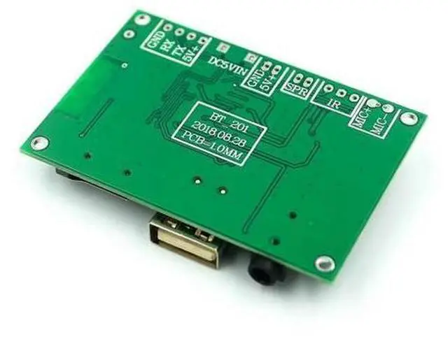 Alt view image 5 of 6 - BT201 Dual mode 5.0 For Bluetooth receiver module lossless audio power amplifier board car speaker DIY headphone TF card U disk