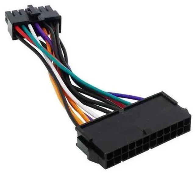Alt view image 2 of 3 - PC ATX 24 Pin TO 14 Pin Power Supply Cable 18AWG Wire For Lenovo Q77 B75 A75 Q75 H81 Motherboard Mainboard