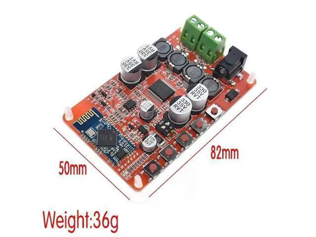 Alt view image 4 of 6 - Digital amplifier board TDA7492P, 50W+50W, CSP8635, Bluetooth 4.0, BT chip, audio receiver, amplifier board module parts