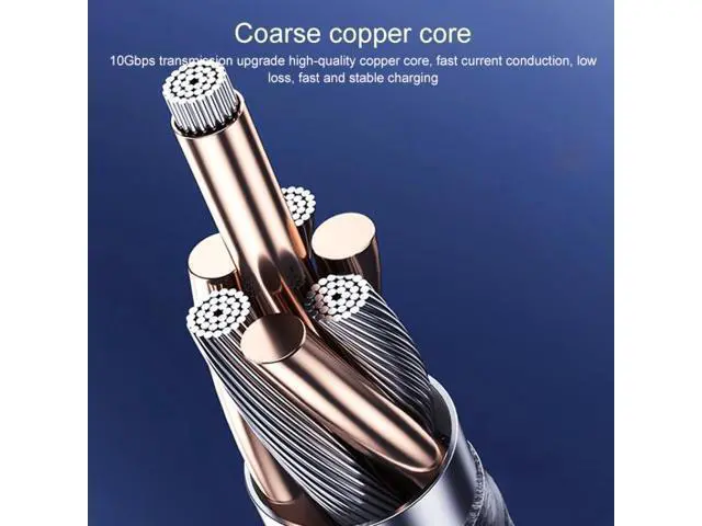 Alt view image 5 of 6 - For Steam Deck Gen2 100W USB-C/Type-C Male to USB-C/Type-C Male Stereo Curved Data Cable, Length:3m 3m
