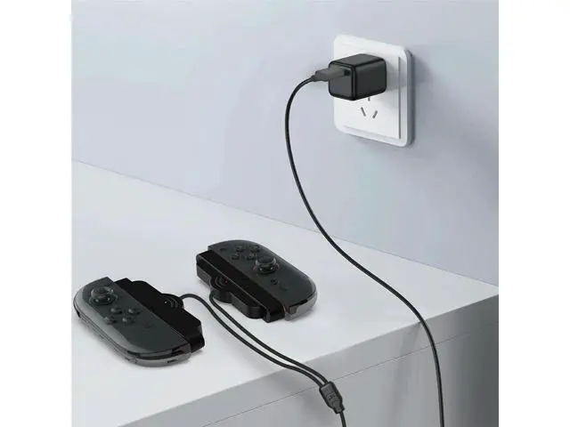 Alt view image 2 of 3 - Charging Cable 2 in 1 Portable Charger Cable for Nintendo Switch2 Joy-Con Controller