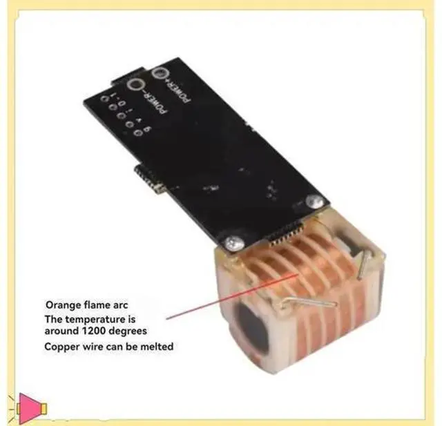 Alt view image 4 of 4 - High Voltage Module High-Frequency Low Heat Drive Efficiency High Power DC12V Power Supply 20Kv