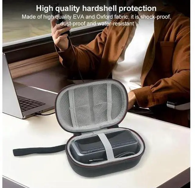 Alt view image 2 of 4 - Portable Carrying Case Protective Case Power Bank/Mobile Power Device Organizer for Anker Prime Power Bank 9600mAh 65W