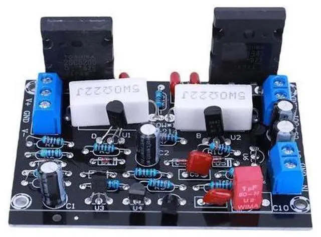 Main image of Tube Power Amplifiers 2SC5200+2SA1943 Power Amplifier Board Mono Channel Power Audio Amplifier Module