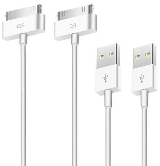 Main image of 2pcs 30 Pin USB Sync Charging Cable Cord Replacement for Old Apple iPhone 4/4S 3G/3GS iPad 1/2/3 iPod Nano/iPod Touch