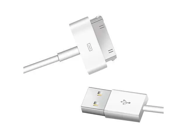 Alt view image 3 of 7 - 2pcs 30 Pin USB Sync Charging Cable Cord Replacement for Old Apple iPhone 4/4S 3G/3GS iPad 1/2/3 iPod Nano/iPod Touch