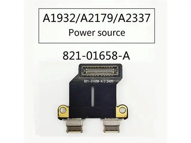 Alt view image 3 of 4 - DC Power Jack I/O USB-C Board Flex Cable Replacement For Air 13Inch A2337 A2179 A1932 820-01161-A 821-01658-A