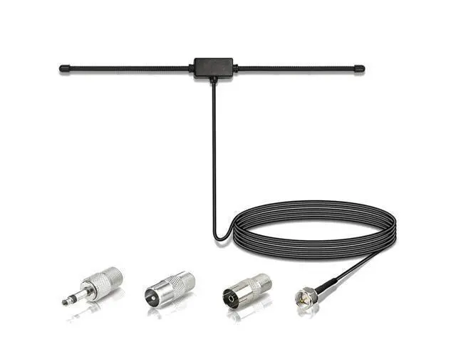 Alt view image 4 of 4 - Universal Car Stereo AM FM Dipole Antenna Hidden Adhesive Mount AM FM Radio Antenna for Vehicle Car Truck SUV
