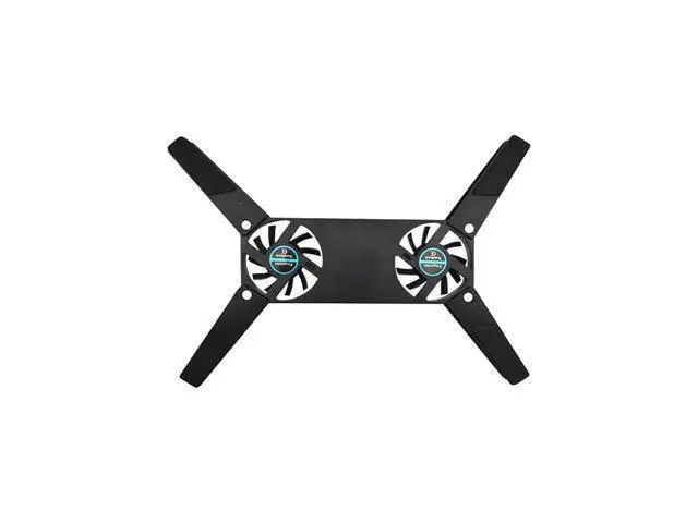 Alt view image 2 of 4 - Portable Laptop Radiator Bottom Anti-slip Laptop Radiator Cooling Base Foldable Save Space USB Power Supply Computer Accessories