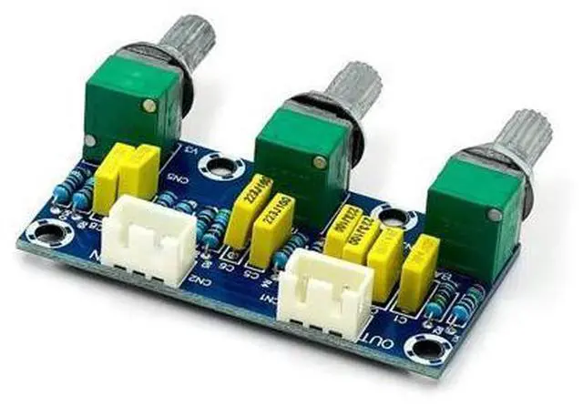 Alt view image 2 of 2 - FOR XH-M802 Passive Tone Board Amplifier Preamp Power Module Low High Sound Adju ent Electonic Diy Electronic PCB Board