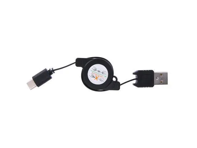 Alt view image 4 of 4 - USB3.1 Type C Data Sync Charger Cable Portable Retractable Data Charger Cable Black Accessories for P9 Honor 8 Mate 9