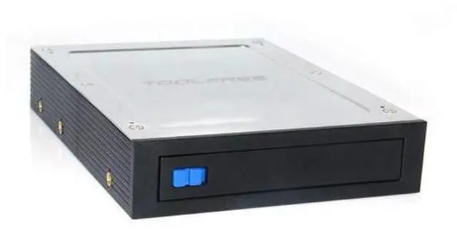 Main image of 2.5 Inch to 3.5 Inch Internal Floppy Bay SATA III 6Gbps Tray-LESS Mobile Rack For 2.5" HDD SSD Hard Drive Backplane Enclosure