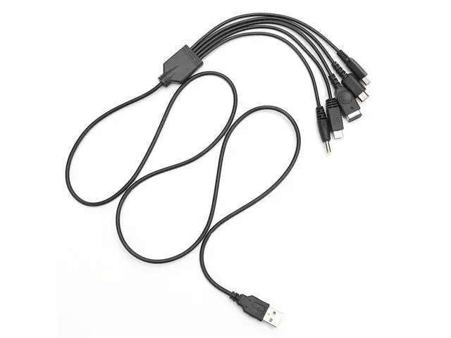 Alt view image 3 of 3 - Hot Sale USB Charger Cable Multi-function 5 in 1 USB Charger Cable Replacement Fit for Nintend 3DS XL NDSLite NDSI LL