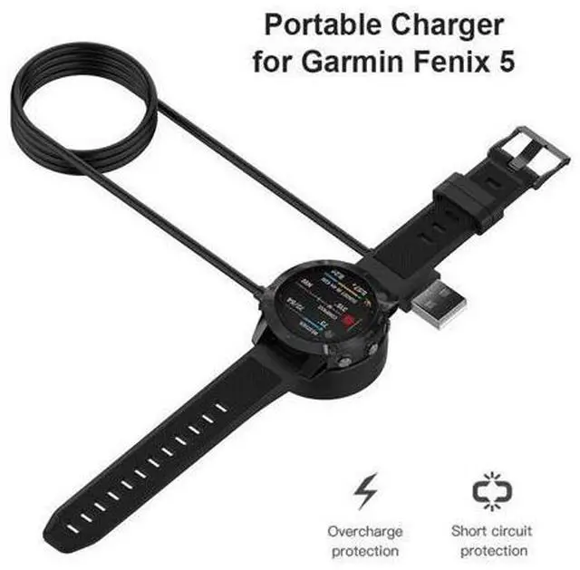 Alt view image 4 of 4 - 1m Charger Cradle Dock Cable Station Dock USB Charging Cable Station for Garmin Fenix 5/Forerunner 55 watch