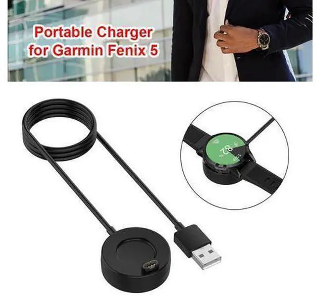 Alt view image 3 of 4 - 1m Charger Cradle Dock Cable Station Dock USB Charging Cable Station for Garmin Fenix 5/Forerunner 55 watch