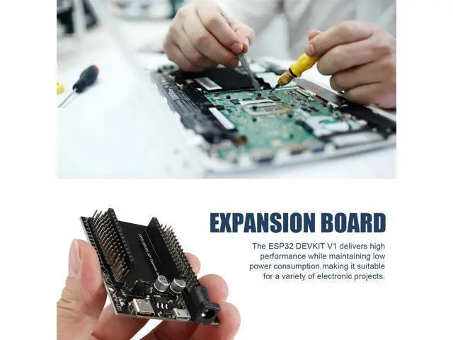 Alt view image 3 of 4 - ESP32 DEVKIT V1 Power Supply Panel ESP32 30P Power Board ESP32S Development Board Expansion Board
