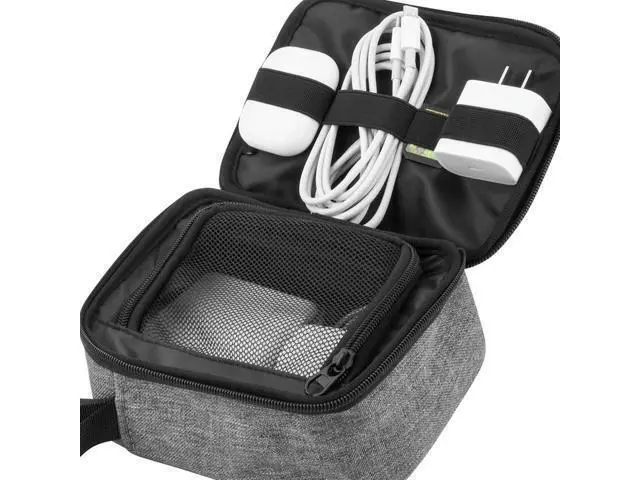 Alt view image 4 of 4 - Multifunctional Travel Bag Cable Organizer Bag Gadget Carry Bag for Cables Power USB Flash Drive Charger Accessories