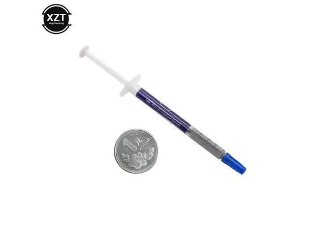 Alt view image 4 of 4 - Hot Sale 10pcs/lot 1g Grey Silver Thermal Grease Silicone Heat Sink Paste CPU Cooler Heatsink 10% Silver Included Compound PC