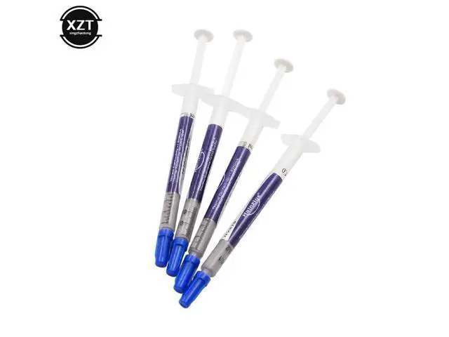 Alt view image 3 of 4 - Hot Sale 10pcs/lot 1g Grey Silver Thermal Grease Silicone Heat Sink Paste CPU Cooler Heatsink 10% Silver Included Compound PC