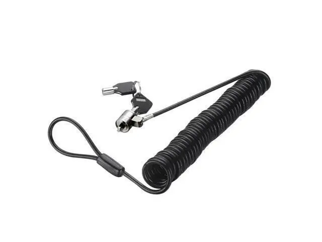 Alt view image 4 of 4 - Laptop Computer Lock Laptop Lock Anti-Theft Lock Universal Retractable Spring Rope Steel Cable Key Computer Lock