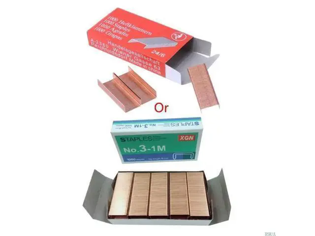 Alt view image 4 of 4 - 1000Pcs/Box 12mm 12# 24/6 for Creative l for Staples Office School Binding S