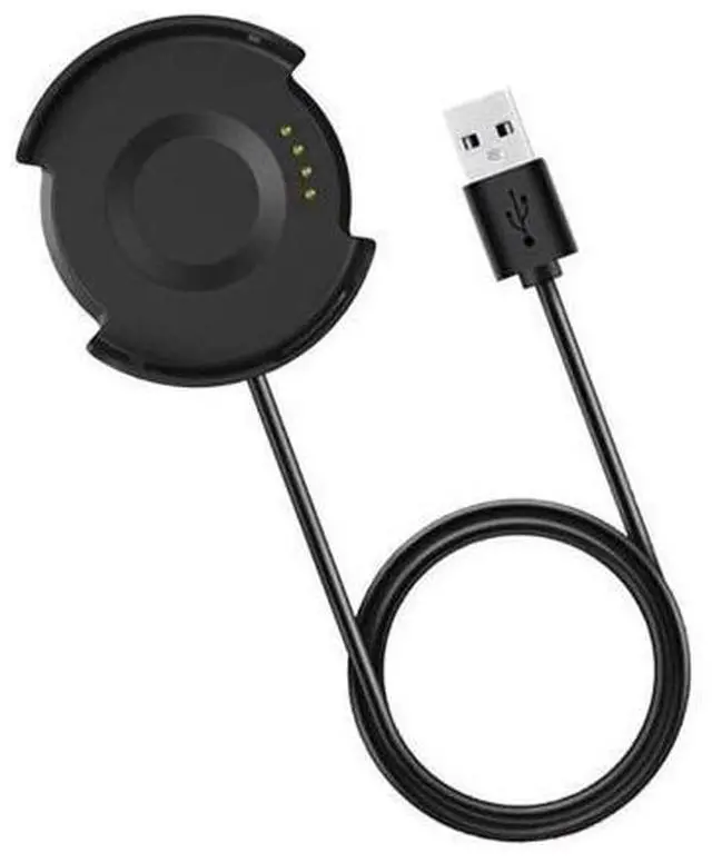 Alt view image 2 of 3 - 100cm Black USB Charging Cable for Amazfit Verge 3/Verge Lite watch Charging Cable Cradles Portable Charger