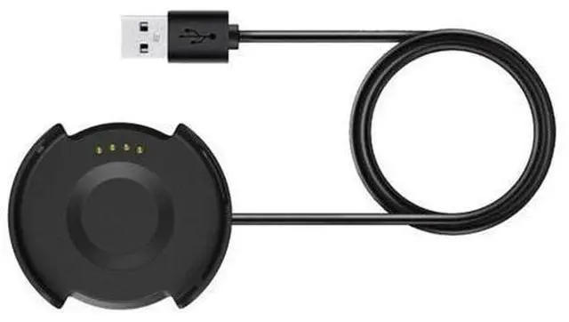 Alt view image 3 of 3 - 100cm Black USB Charging Cable for Amazfit Verge 3/Verge Lite watch Charging Cable Cradles Portable Charger