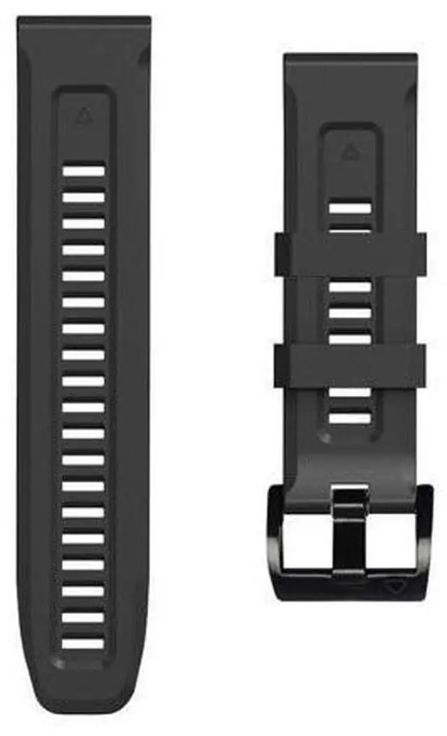 Alt view image 3 of 5 - For Garmin Fenix 7X 26mm Silicone Sport Pure Color Watch Band