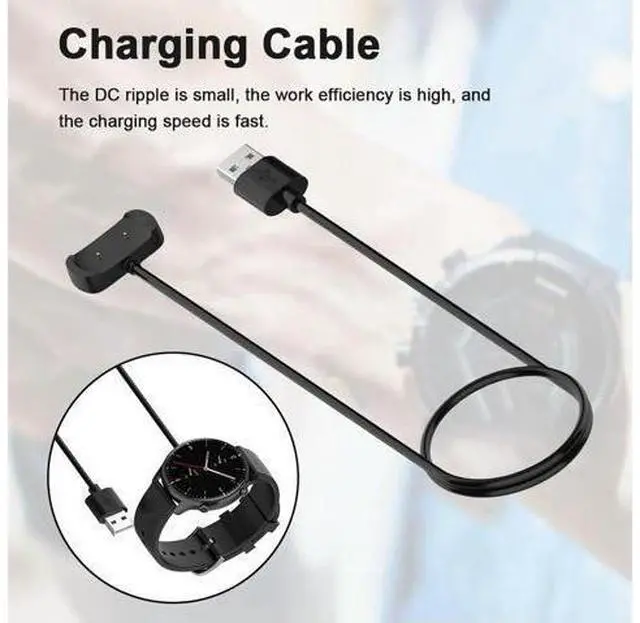 Alt view image 2 of 3 - Replacement Charger Cord USB Charging Cable Charger Cable for Amazfit Bip5 Unity A2324/Amazfit Bip5 for Amazfit Bip 5 Unity/Bip5
