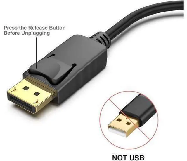 Alt view image 4 of 7 - 2 PCS 1 set DisplayPort DP to HDMI Cable,Male To Female Display Port to HDMI Adapter Converter Black Laptop PC for HP/DELL 2 packs