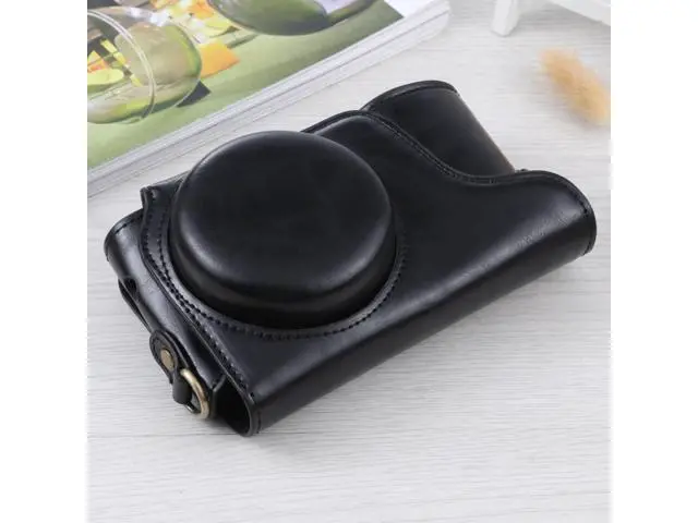 Alt view image 2 of 5 - Full Body Camera PU Leather Case Bag with Strap for Samsung Galaxy Camera EK-GC100 / EK-GC110 / EK-GC200(Coffee)