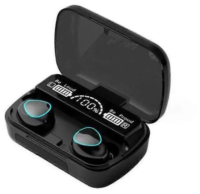 Main image of TWS V5.1 Wireless Earbuds, 48H Playtime, Touch Control, Noise Cancelling In-Ear Headphones for Android/iOS (Black)