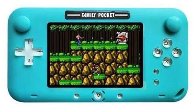 Main image of RS-52FC PSP 4.0 inch Pocket Console Handheld Game Player, Support 208 NES Classical Games (Blue) Black