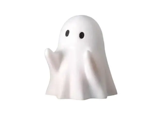 Alt view image 2 of 3 - Halloween Ghost Pen Holder Funny Adorable Pencil Stand Halloween Ghost Figurine Desktop Organizer Indoor Spooky Home Decor Gifts