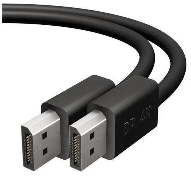 Alt view image 7 of 7 - 4K DisplayPort Cable, 6 FT DP to DP Cable 1.2, High Speed 4K@60Hz 2K@165Hz @144Hz 1080p for PC TV Laptop Gaming Monitor