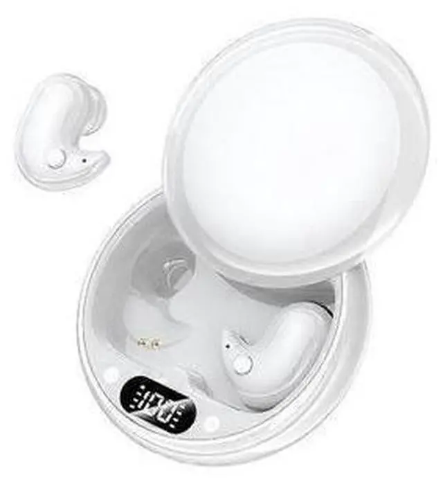 Main image of Bluetooth 5.3 Sleep Headphones, TWS Mini In-Ear for Side Sleeping & Running, White