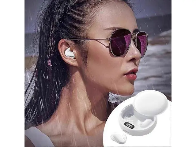 Alt view image 2 of 5 - Bluetooth 5.3 Sleep Headphones, TWS Mini In-Ear for Side Sleeping & Running, White