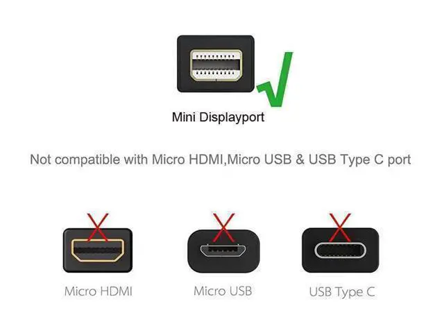 Alt view image 5 of 5 - Mini DisplayPort Cable, 1FT 90 Degree Left Angled 8K Mini DisplayPort (Mini DP) Male to Male 8K Extension Cord for with Mini DP PC/Laptop (Up Angle)