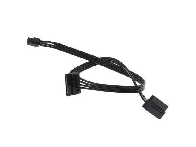 Alt view image 3 of 3 - 1Pc 45CM Cable MINI 4 Pin Turn 2 SATA Power Supply For Lenovo Main Board Interface Small 4Pin To Two SATA SSD Power Supply Cable