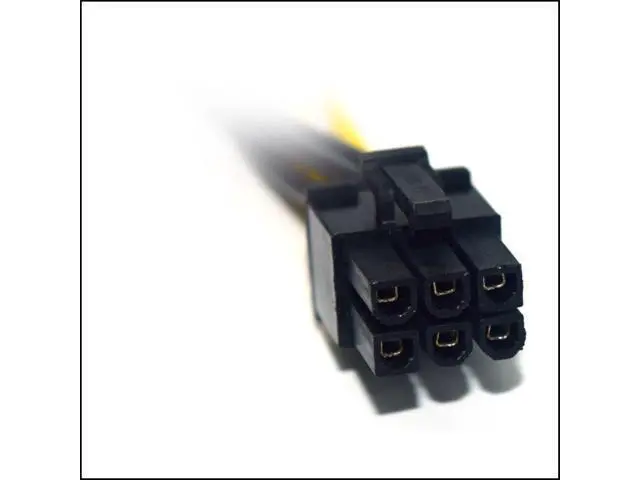 Alt view image 3 of 3 - 6 Pin To 8 Pin (6 + 2) PCI-E GPU Power Cable 50cm For Graphics Cards Mijnbouw Hp Server Breakout Board