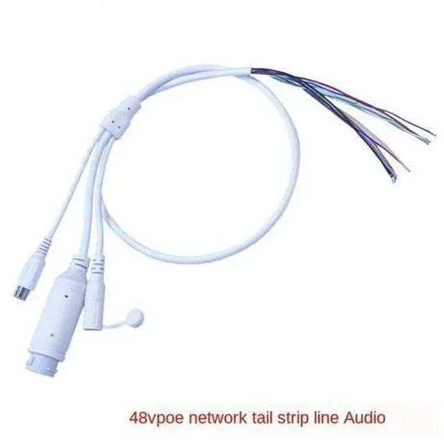 Main image of 48V to 12V PoE Cable With DC Audio IP Camera RJ45 Cable built in PoE module For CCTV IP Camera
