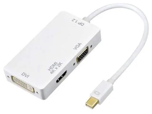Main image of DP to HDMI-Compatible VGA DVI Adapter Displayport to HDMI-Compatible Two 1080P Adapter 3 in 1 Display Port to HDMI
