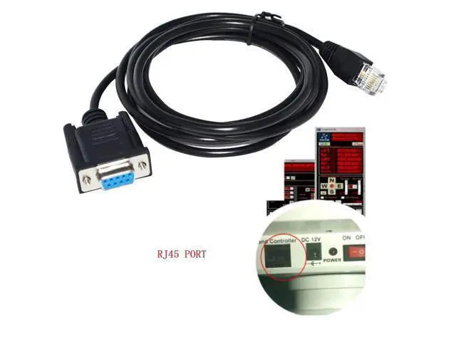 Alt view image 5 of 6 - RS232 D-SUB 9 PIN DB9 FEMALE TO RJ45 PLUG CELESTRON TELESCOPE NEXREMOTE CONTROLLER CABLE I/O HC TO CONTROL THE TELESCOPE (1.8M Length)