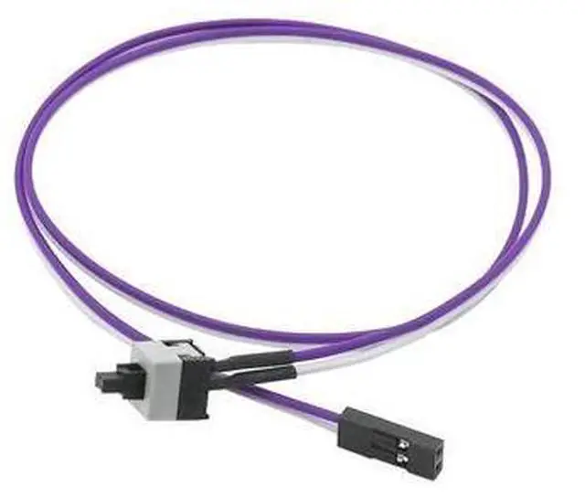 Main image of 4pcs Computer Motherboard Power Cable Switch Push Button Switch On/Off/Reset Button Replacement Power Momentary Connector Cable