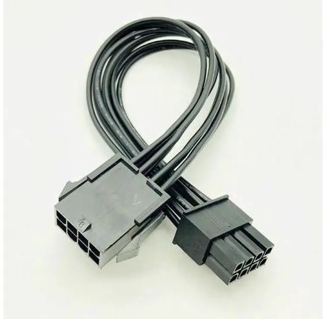 Alt view image 3 of 6 - 8Pin CPU Power Cable 8 Pin PCI-E to 8 Pin ATX EPS Male to Female PSU Motherboard Power Supply Extension Adapter Cable 20cm 18AWG