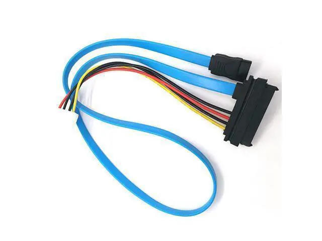 Alt view image 5 of 6 - SAS Serial Attached SCSI SFF-8482 to SATA Cable HDD Hard Disk Drive Adapter Cord 70cm connect SAS controller to SATA hard drives